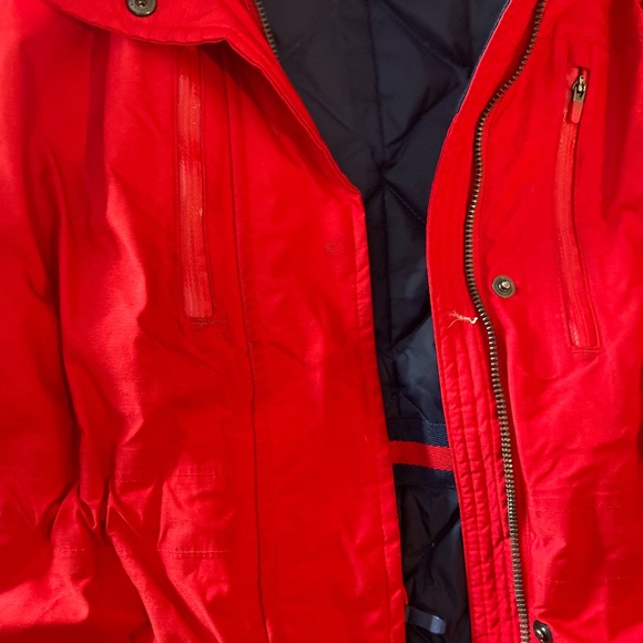 Red Lands' End Women's Petite XS Expedition Down Parka 2019. - Picture 6 of 6